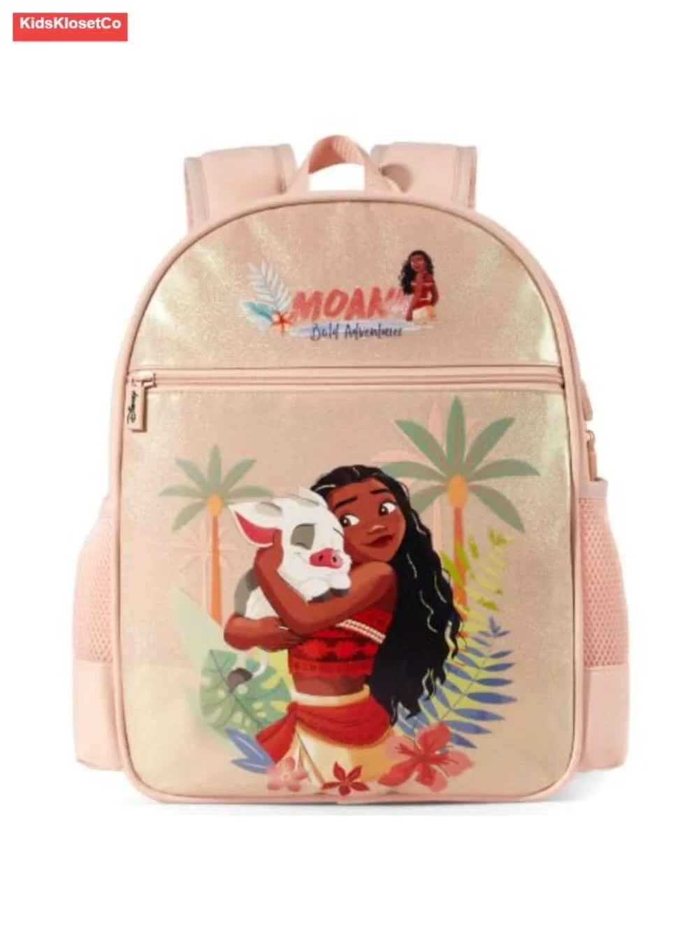 Kids Character Backpack with Glitter Finish, Water, Stain & Tear Resistant,